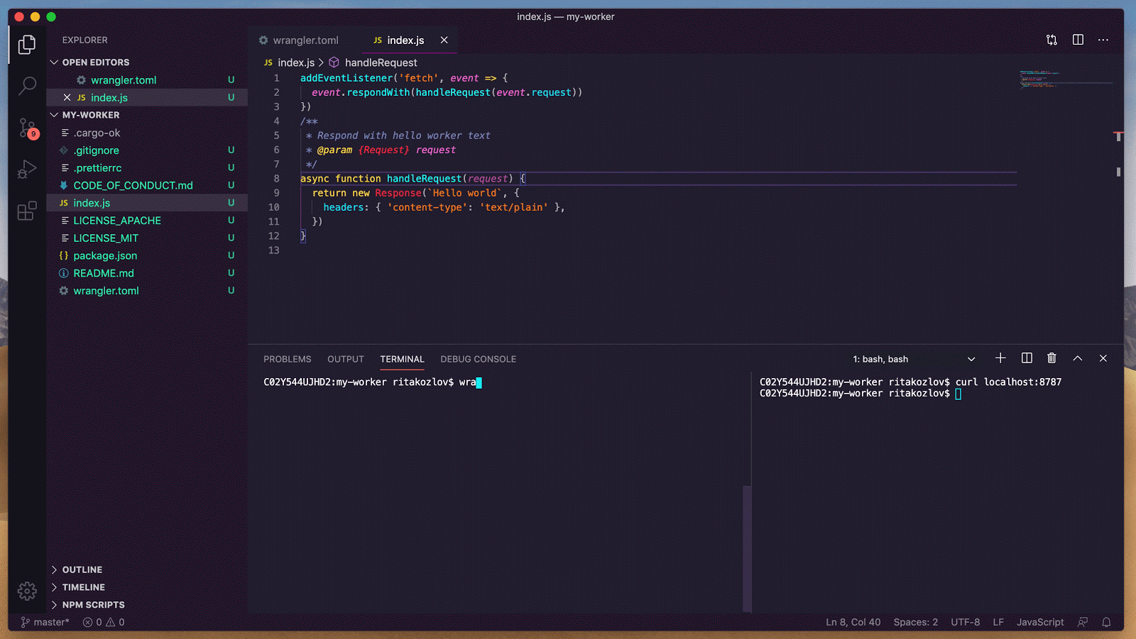 Announcing wrangler dev — the Edge on localhost Embedded Image - QTEspu