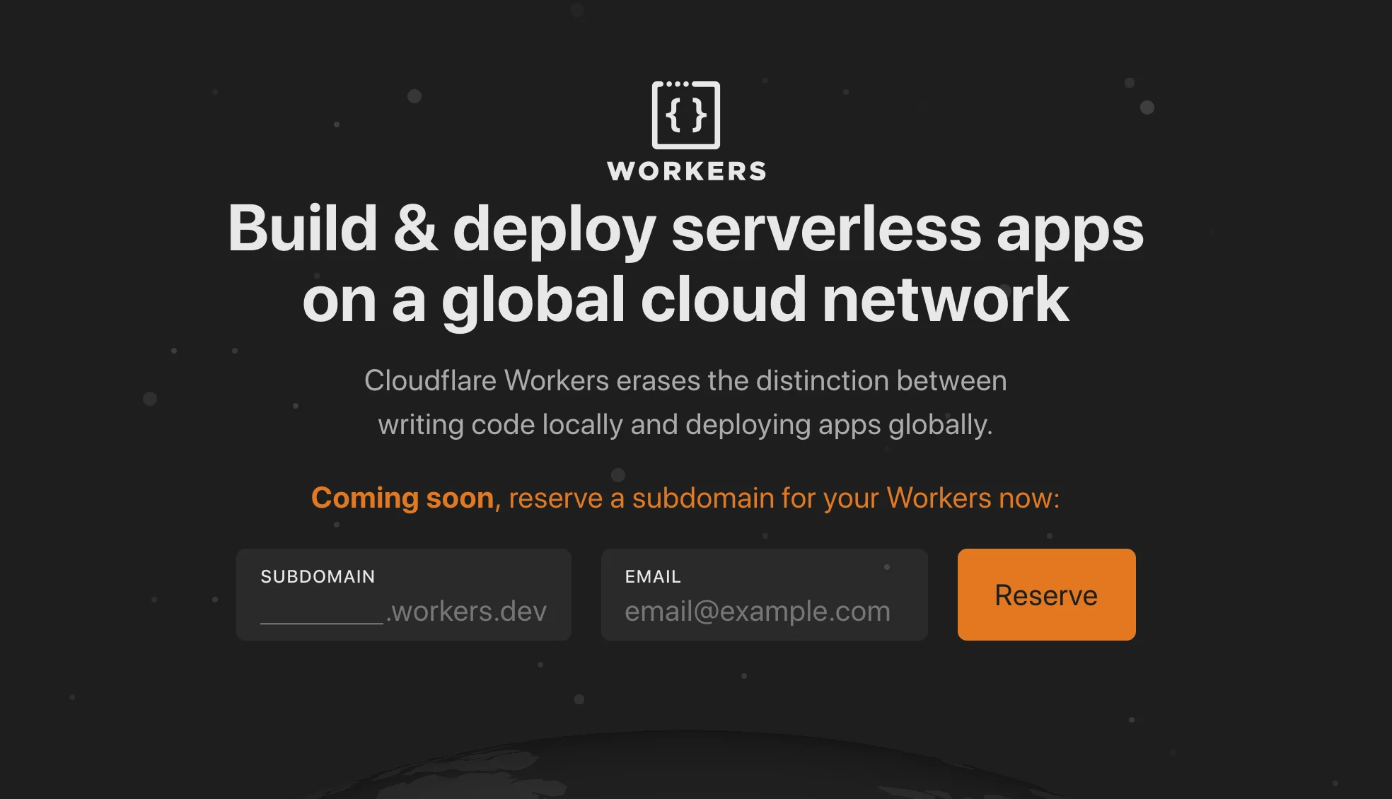 Announcing workers.dev