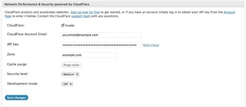 W3 Total Cache (W3TC): Total CloudFlare Integration