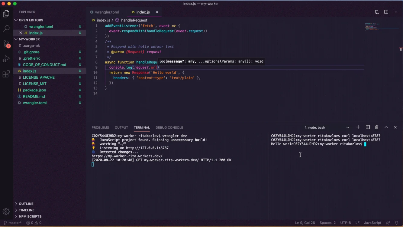 Announcing wrangler dev — the Edge on localhost Meta Image